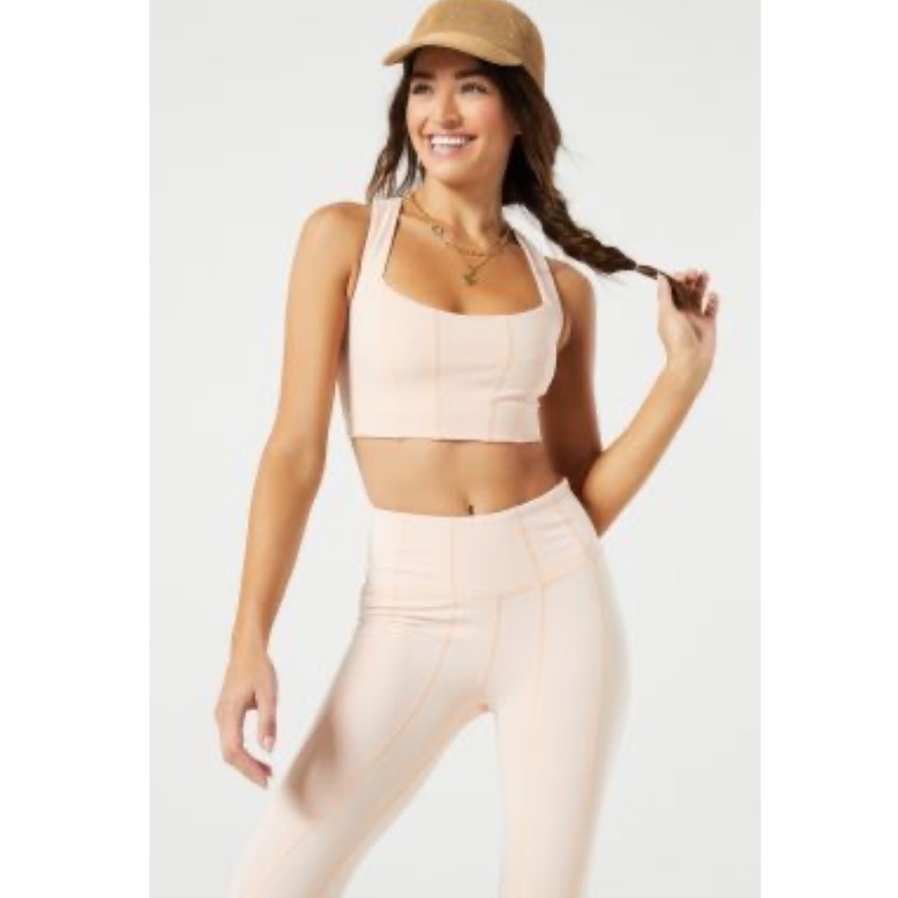 LSPACE Chase Leggings In Peach Size S